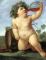 Bebiendo Baco Guido Reni desnudo